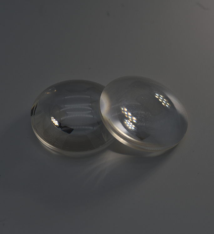 Glass aspherical lens